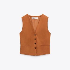 NWT Linen vest
